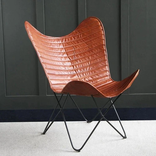 Genuine Leather Padded Antique Butterfly Relaxing 